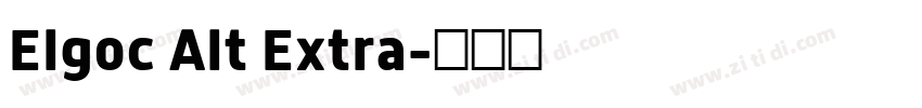Elgoc Alt Extra字体转换